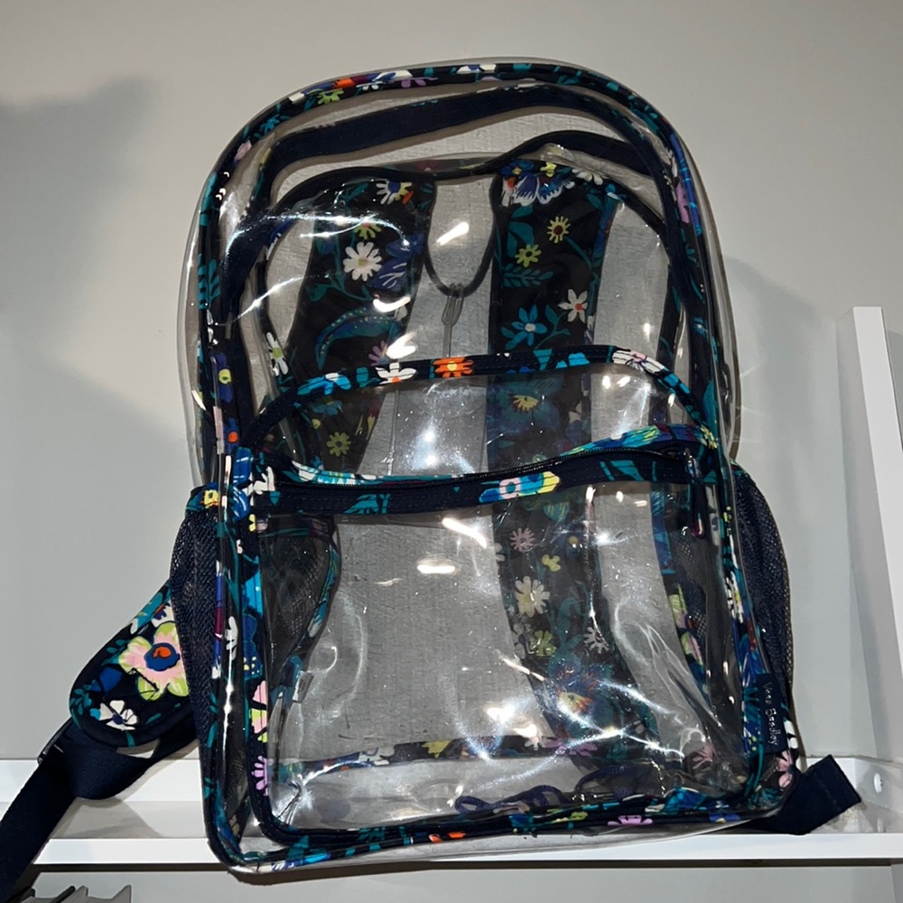 Vera Bradley Clear Backup, in good condition